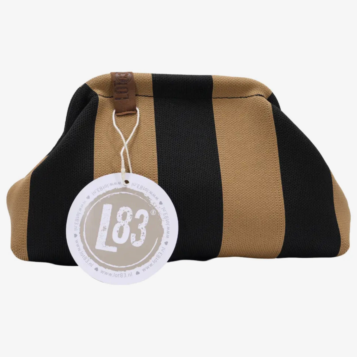 Emma Clutch Oat/Black