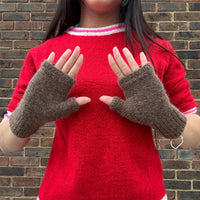 Peruvian Mittens Brown