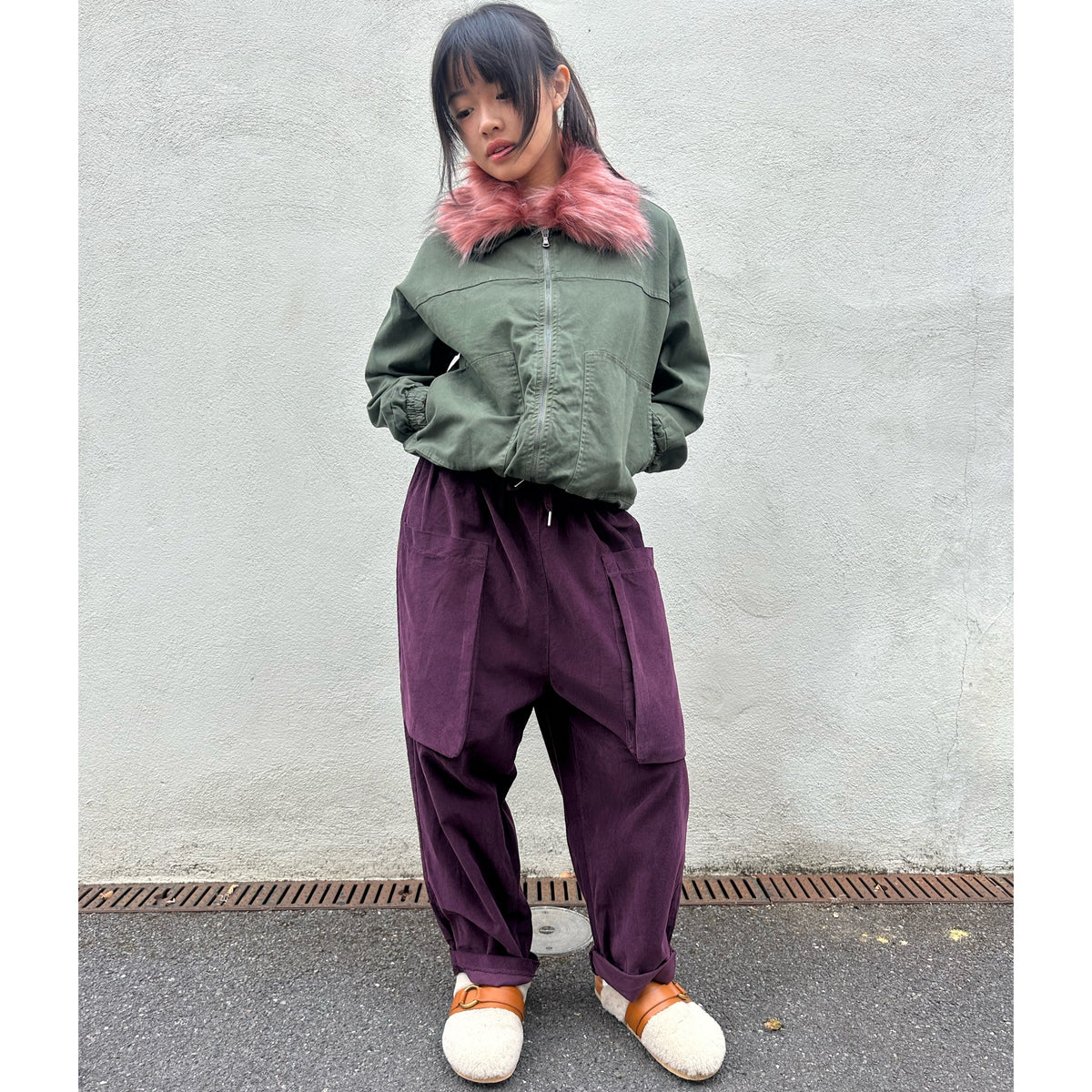 *NEW* Johanna Baby Cord Pants Wine