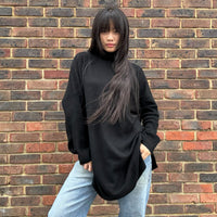 *NEW* Absolut Cashmere Extra Long Turtle Neck Black