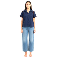 *AW26* Overdyed Bowling Shirt Navy