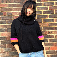 Cashmere Balaclava Black