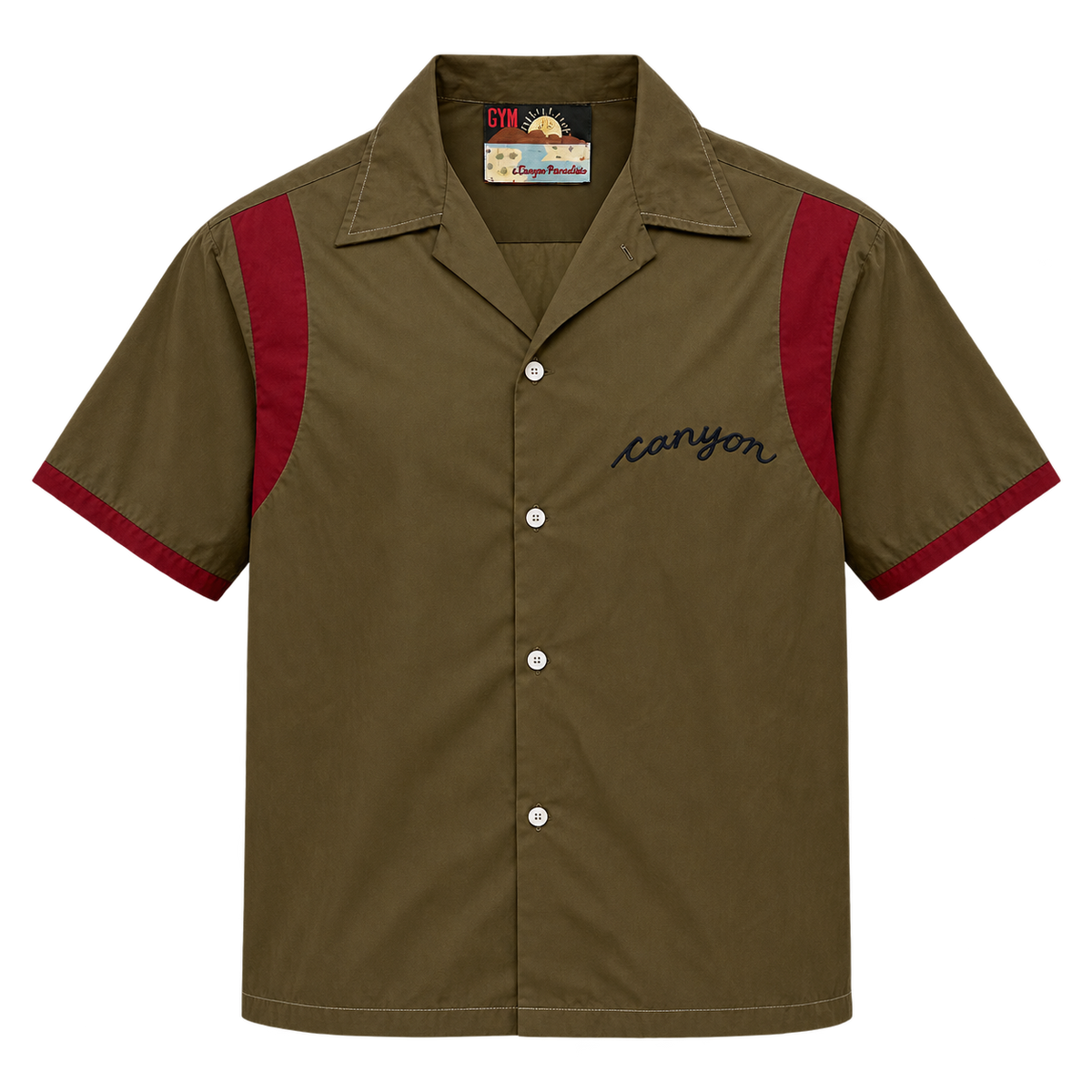*AW26* Overdyed Bowling Shirt Olive