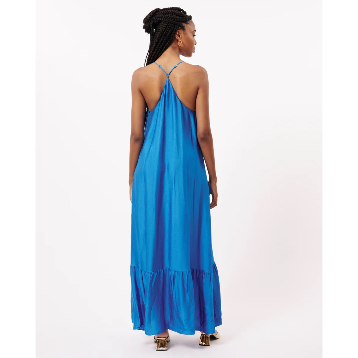 FRNCH Anais Dress Blue