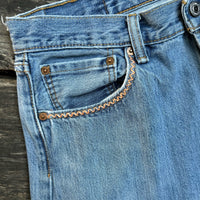 *NEW* Useless Zig Zag Stitch Levi's Orange/Blue