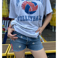 Useless Upcycled Denim Cut-Offs + Daisy Embroidery