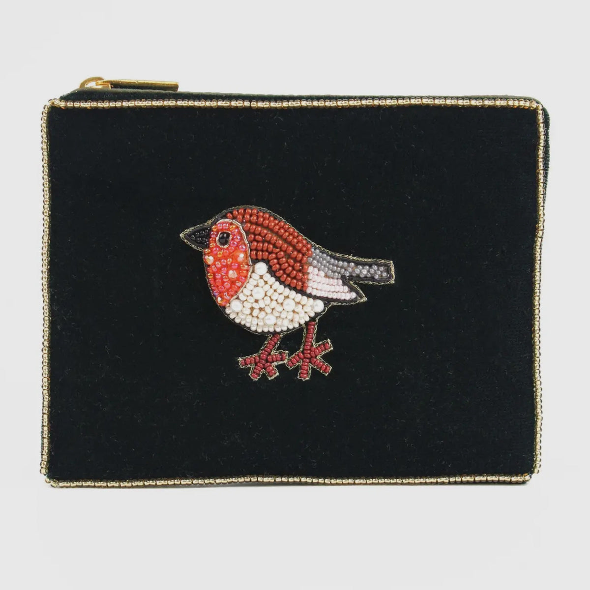 *NEW* Robin Velvet Pouch Small