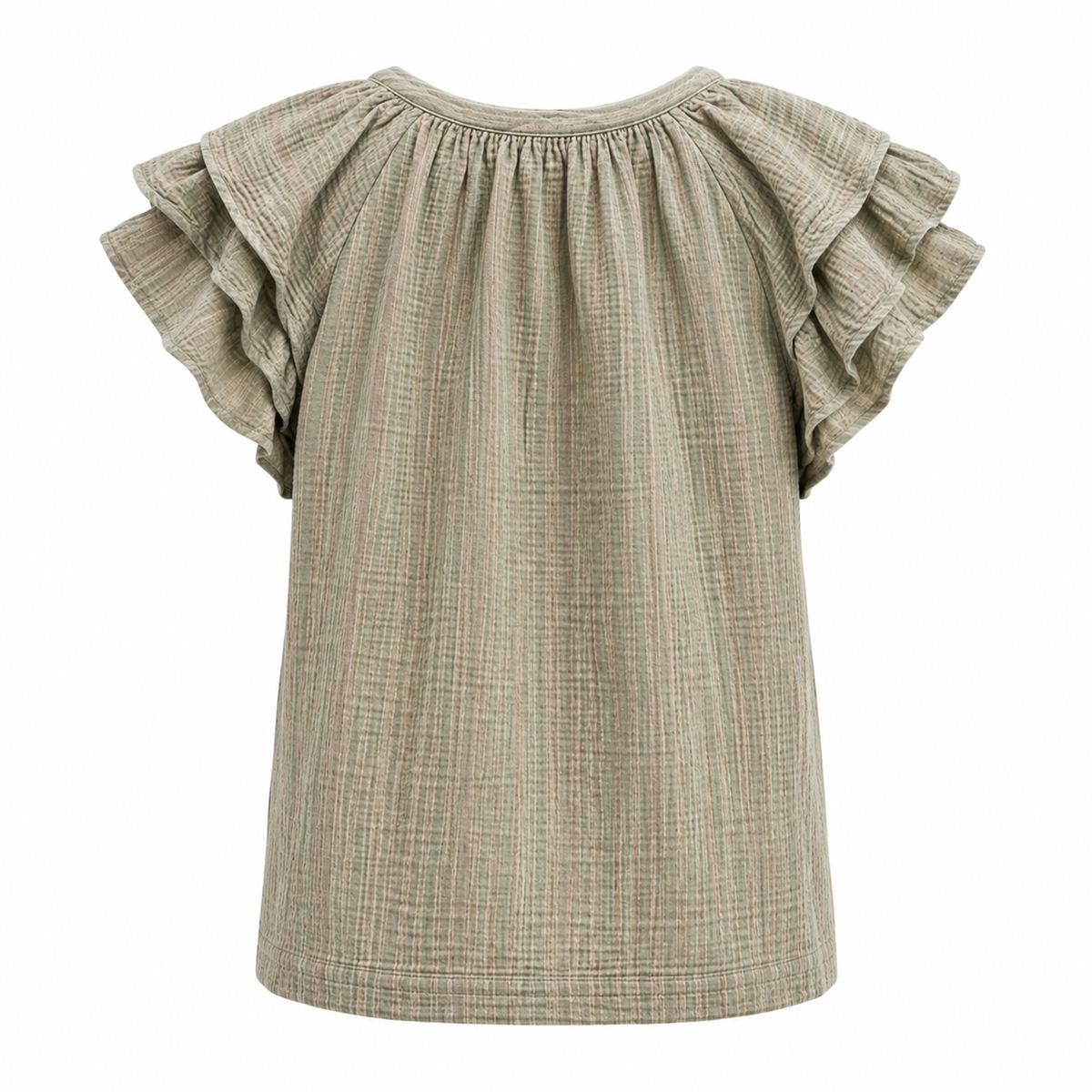 *AW26* Overdyed Puff Top Army