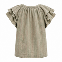 *AW26* Overdyed Puff Top Army