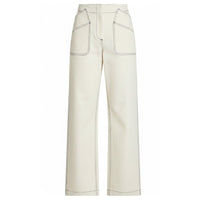 *SS26!* Topstitched Melrose Off White