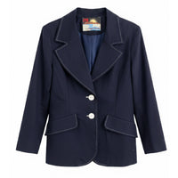 *SS26!* Topstitched Susan Jacket Navy