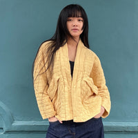 *NEW* Quilted Kimono Pale Sunshine