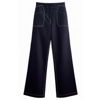 *SS26!* Topstitched Melrose Navy