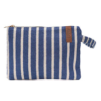 Billie Bag Terry Ecru/Blue Skinny Stripe