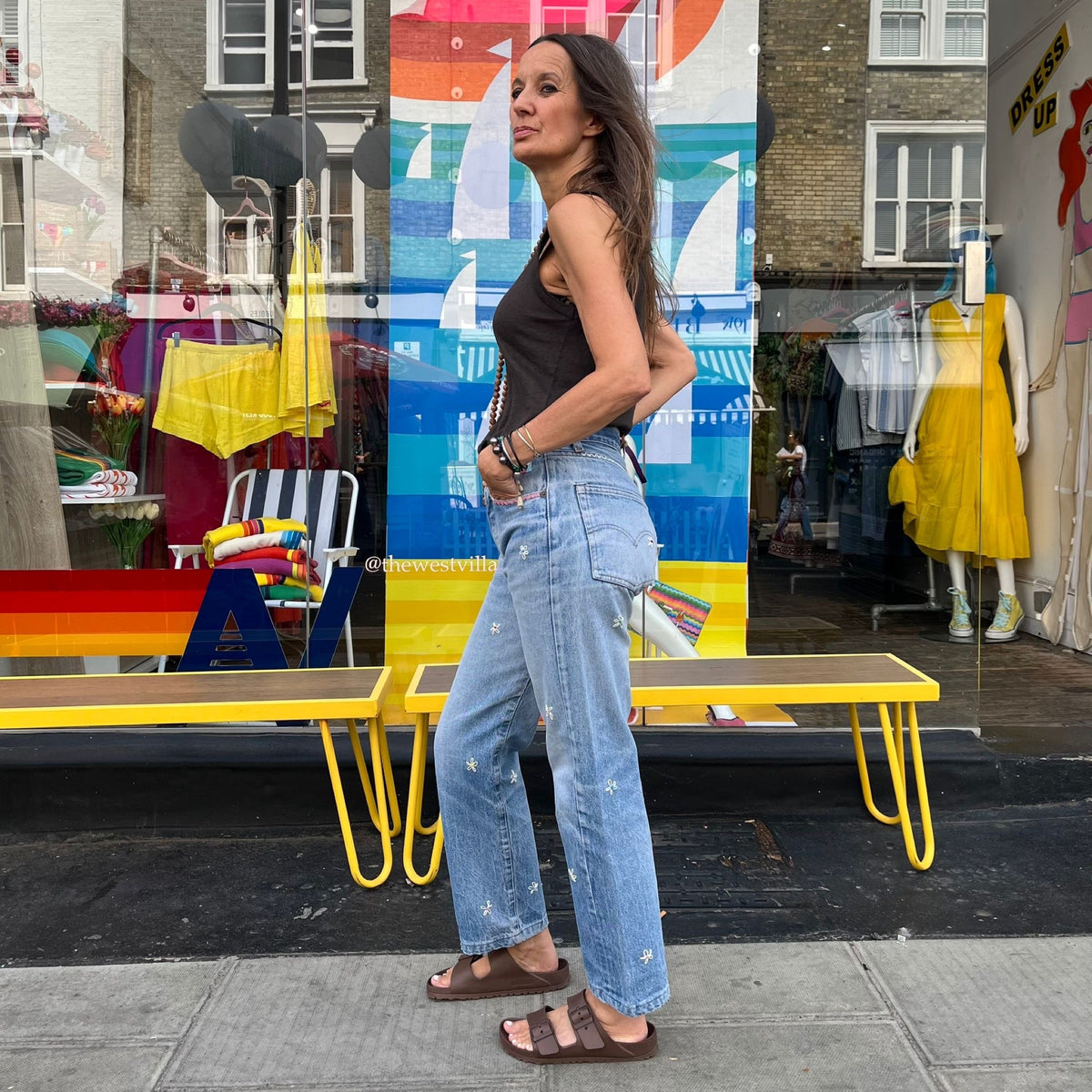 Useless Hand-Embroidered Vintage Levi's