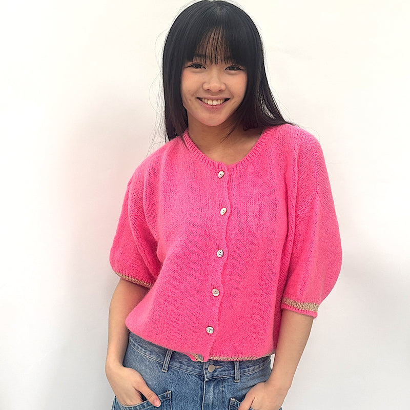 *NEW STYLE* Geranium Short Sleeve Cardi