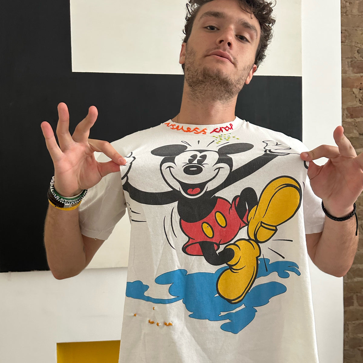 Useless Upcycled Unisex Mickey T