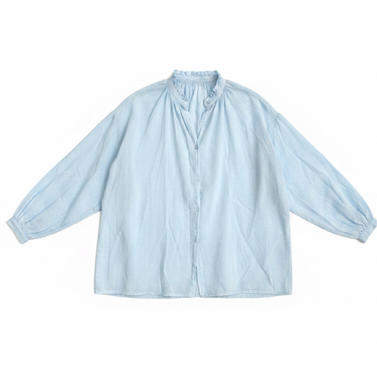 *RESTOCK* Cotton Shirt Sky Blue