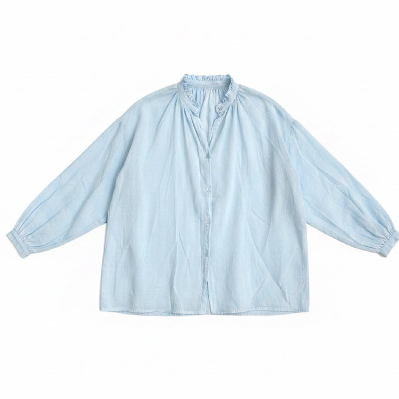 Lightweight Cotton Shirt Sky Blue