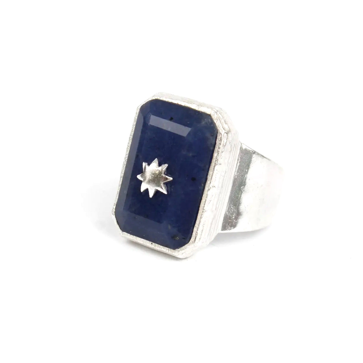 *NEW* Statement Ring Blue Sodalite Silver