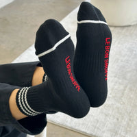 *NEW* Le Bon Shoppe Girlfriend Socks Black