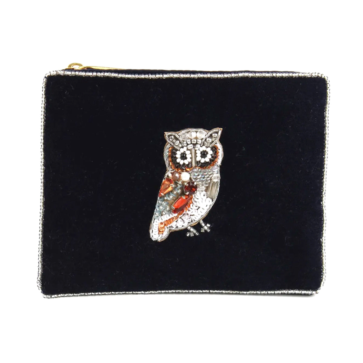 *NEW* Blue Owl Small Velvet Pouch