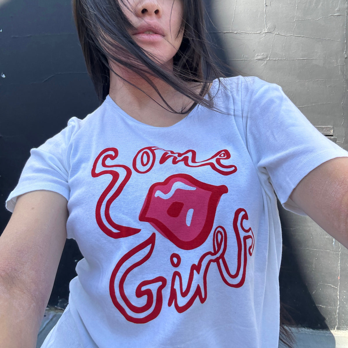 Some Girls White T