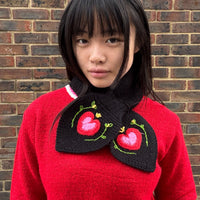 Heart Collar Black