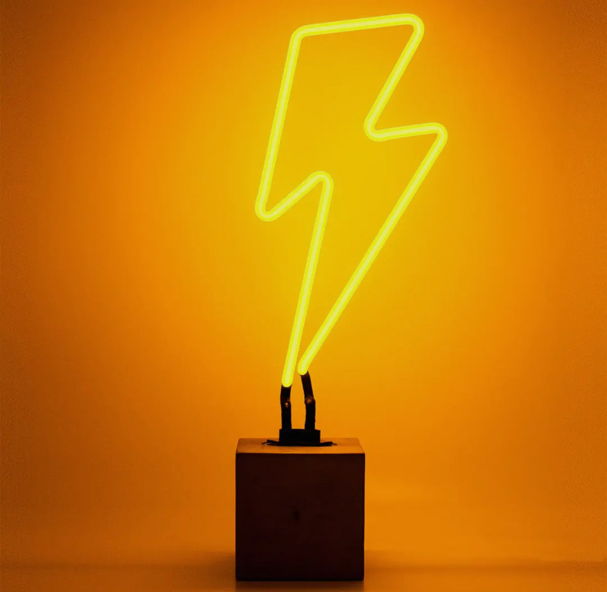 Neon Lightning Bolt
