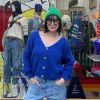 *NEW STYLE* Klein Blue Button-up Cardi