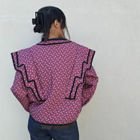 *NEW SEASON* Johanna Bound-Yoke Jacket Aubergine