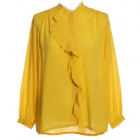 *NEW COLOUR* Lightweight Ruffle Shirt Primrose