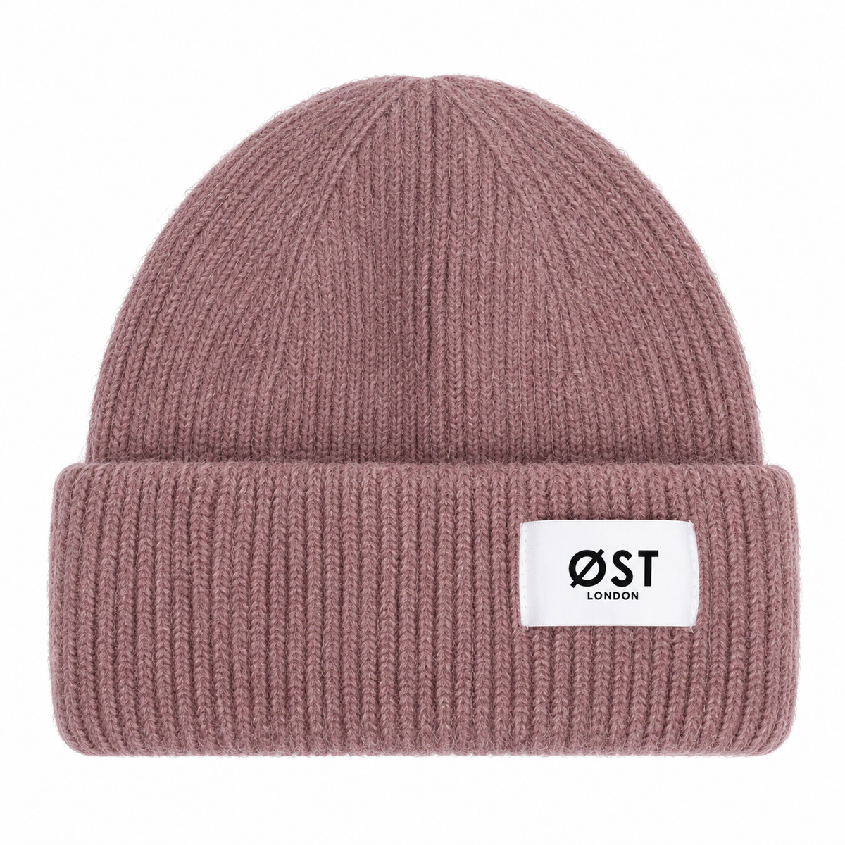 Angora Beanie Dusty Rose