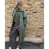 Lightweight Trench Olive