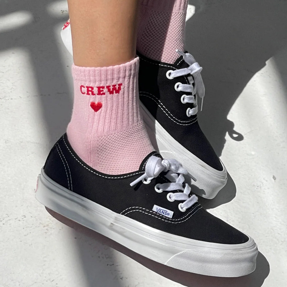 *NEW* Le Bon Shoppe Embroidered Crew Strawberry Milk