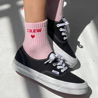 *NEW* Le Bon Shoppe Embroidered Crew Strawberry Milk