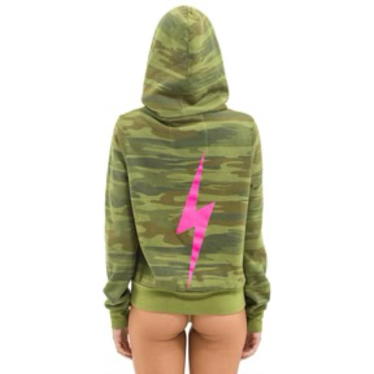 *NEW* Bolt Zip Hoodie Camo/Neon Pink
