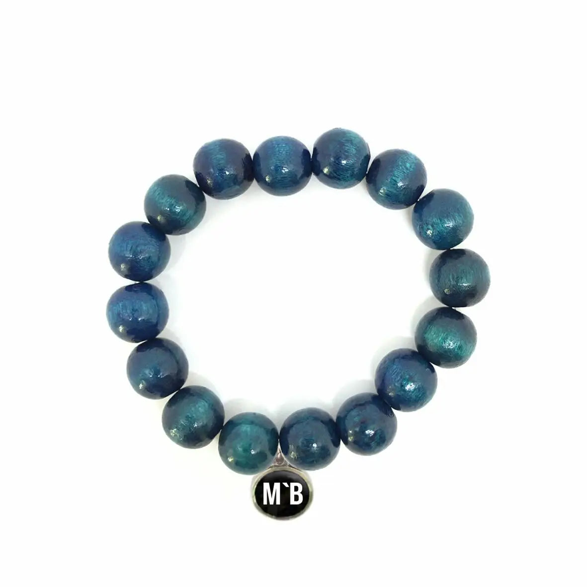 Blue Beaded Bracelet