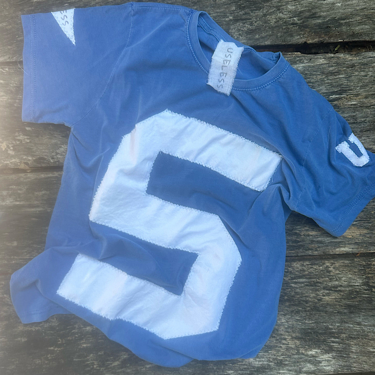 *NEW* Cornflower Blue Letterman T