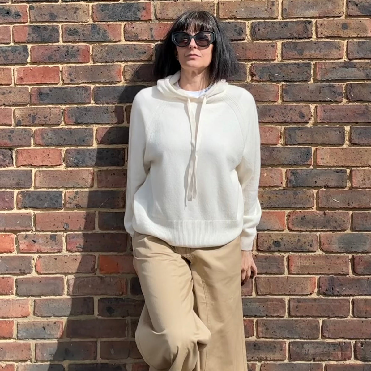 *NEW* Absolut Cashmere Hoodie Eggshell