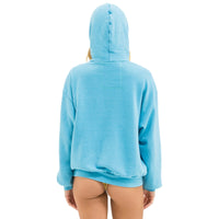 *NEW STYLE* Wave Stripe Pullover Hoodie Aquamarine