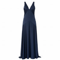 Silk95 Mar A Lago Evening Dress Navy