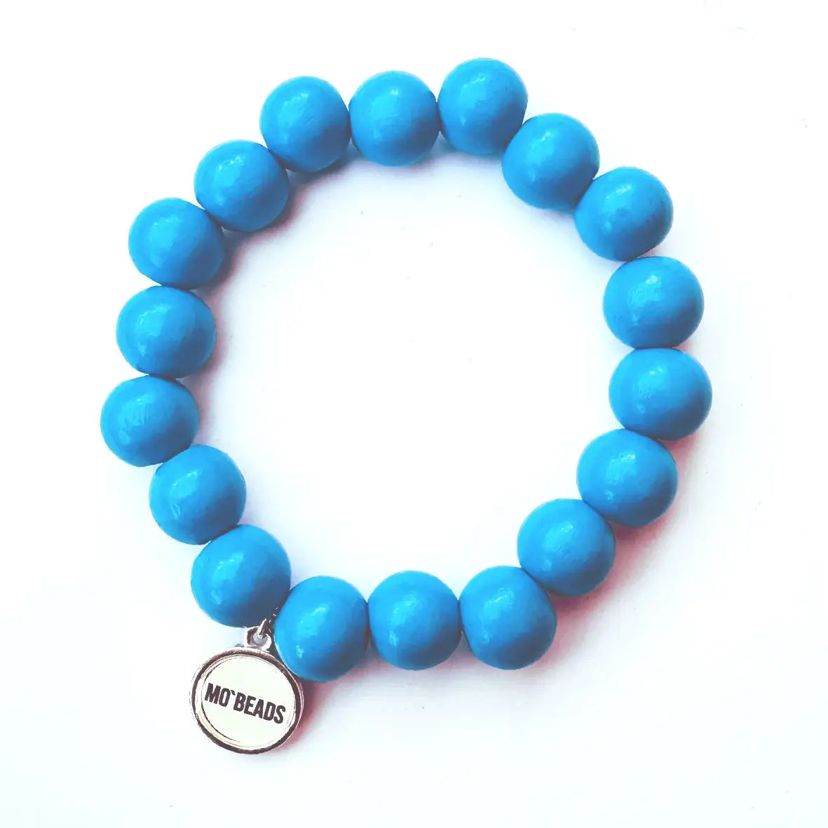 Jeans Blue Beaded Bracelet