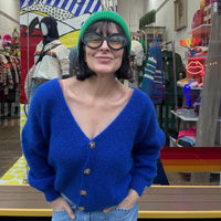 *NEW STYLE* Klein Blue Button-up Cardi