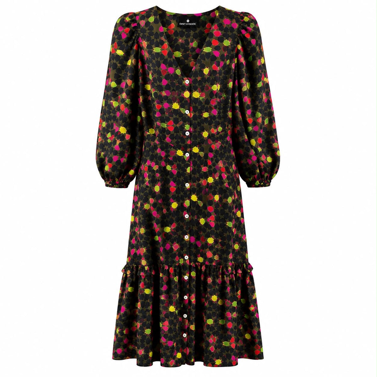 Silk Print Dress