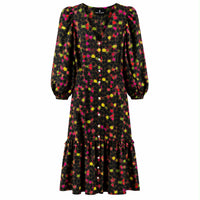 Silk Print Dress