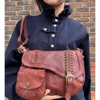 *RESTOCK* Campomaggi Eyelet Shoulder Bag Burgundy