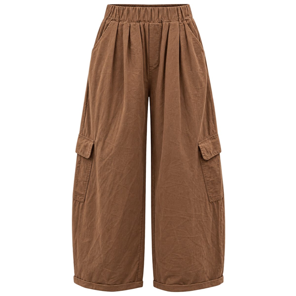 Baggy Needlecord Pants Camel