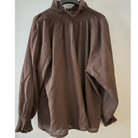 *NEW STYLE* Johanna Smocked Shirt Chocolate