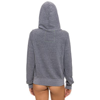 *LANDING NOW* Mountain Stitch Chevron Zip Hoodie Heather Grey